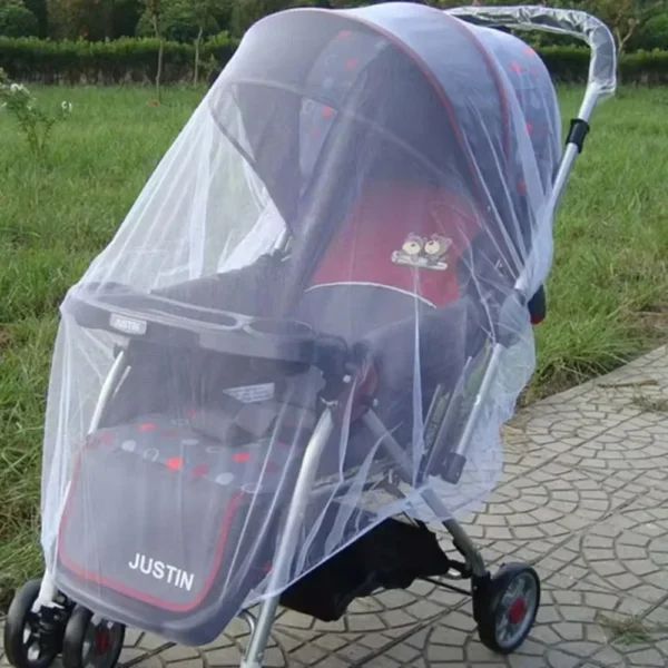 1pc Baby Stroller Mosquito Net Pushchair Cart Insect Shield Net Mesh Safe Infant Protection Mesh Cover Baby Stroller Accessories
