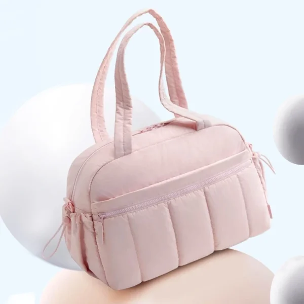 Women Gym Tote Bag with Wet Pocket Carry-On Luggage Bag Large Capacity Weekend Bag Outdoor Travel Hiking Carry Bag