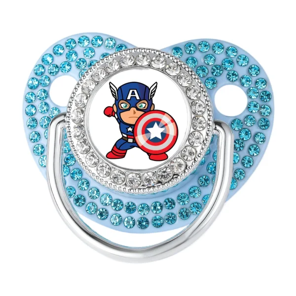 2025 Baby pacifier weaned baby nipple travel with dust cover baby silicone nipple Kawaii anime baby pacifier chupetas 0-24M