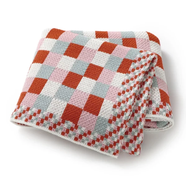 Baby Blanket Knitted Toddler Swaddling Newborn Stroller Wrap 100*80CM Plaid Sleepsack Infant Boy Girl Bedding Quilt Fashion Wram