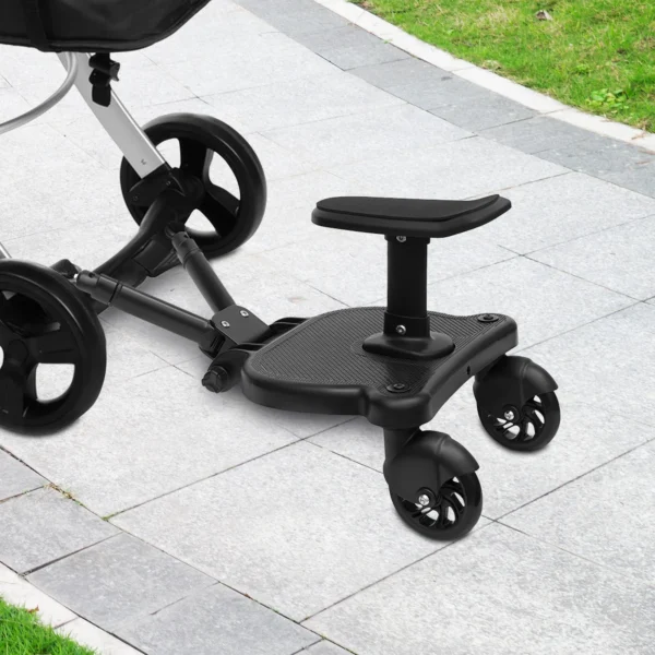 Universal Strollers Step Board Adapter Glider Board for Stroller Ride-on Board Stroller Pedal Adapter fit 3-7 Years Old